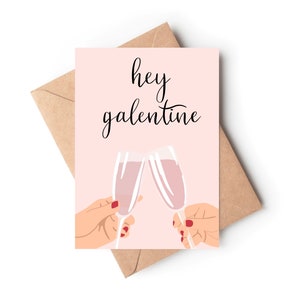 Carte de la Saint-Valentin/Carte pour amie/carte pour la Saint-Valentin
