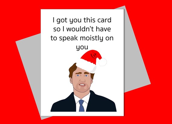 Trudeau 2022 Christmas Greeting Funny Justin Trudeau Card/Christmas Card/Funny Christmas | Etsy Australia