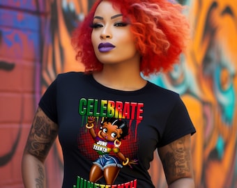 Celebrate Juneteenth Png | Big Juneteenth Energy | Black History PNG | Black and Proud | Betty Boop PNG | Sublimation Design | DTF Design