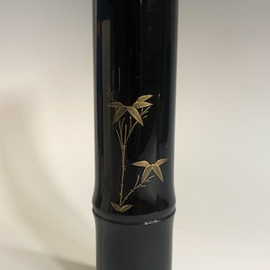 Ikebana Flower Vase, Japanese Vintage Lacquer for Nageire Flower Arrangement