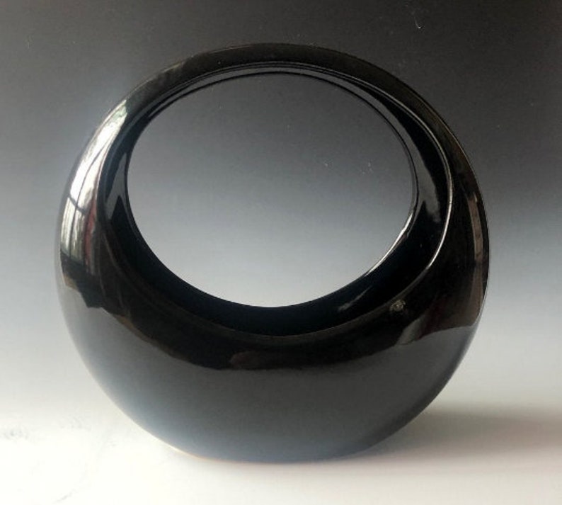 Ikebana Flower Vase Japanese Ceramic Full Moon or Basket Etsy