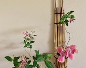 Ikebana Vase, Japanese Bamboo Wall Hanging Container