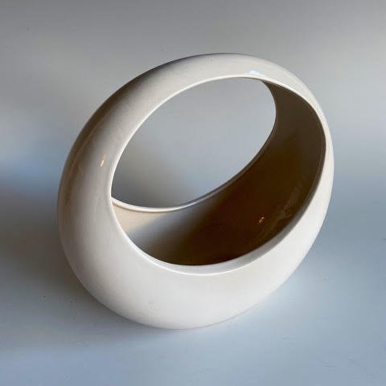 Ikebana Flower Vase Japanese Ceramic Full Moon or Basket Etsy