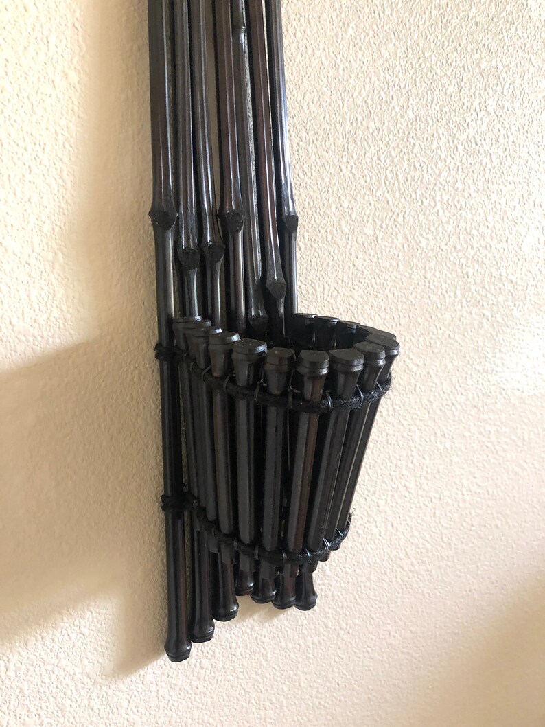 Ikebana Flower Vase Japanese Bamboo Wall Hanging Container Etsy