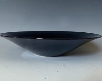 Ikebana Vase, Japanese Ceramic Suiban Basin