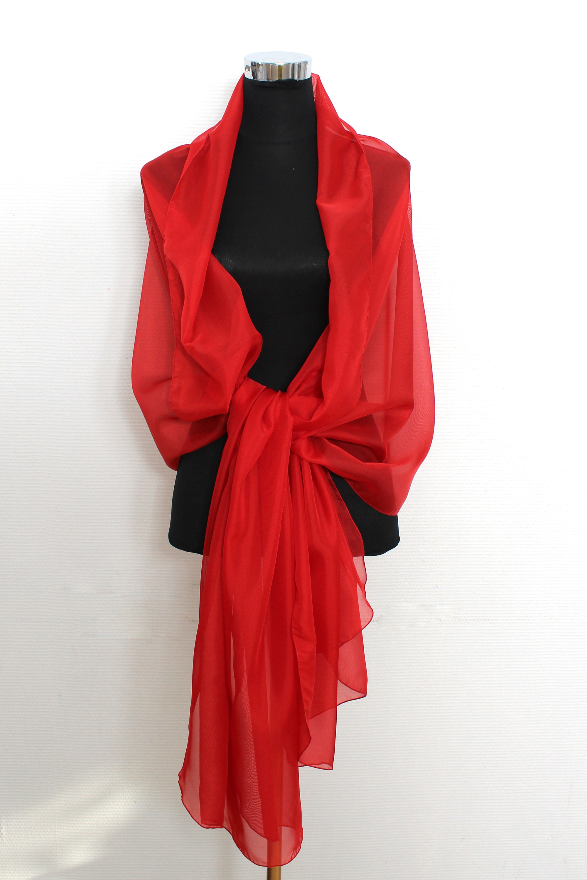 chiffon shawl for wedding