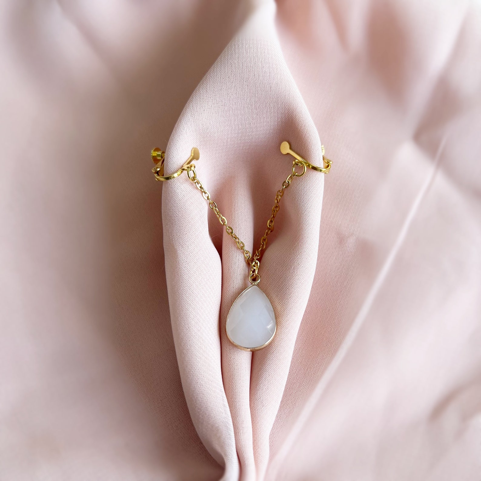 Non Piercing Labia Clip Intimate Jewelry Sexy Dangle Body Etsy