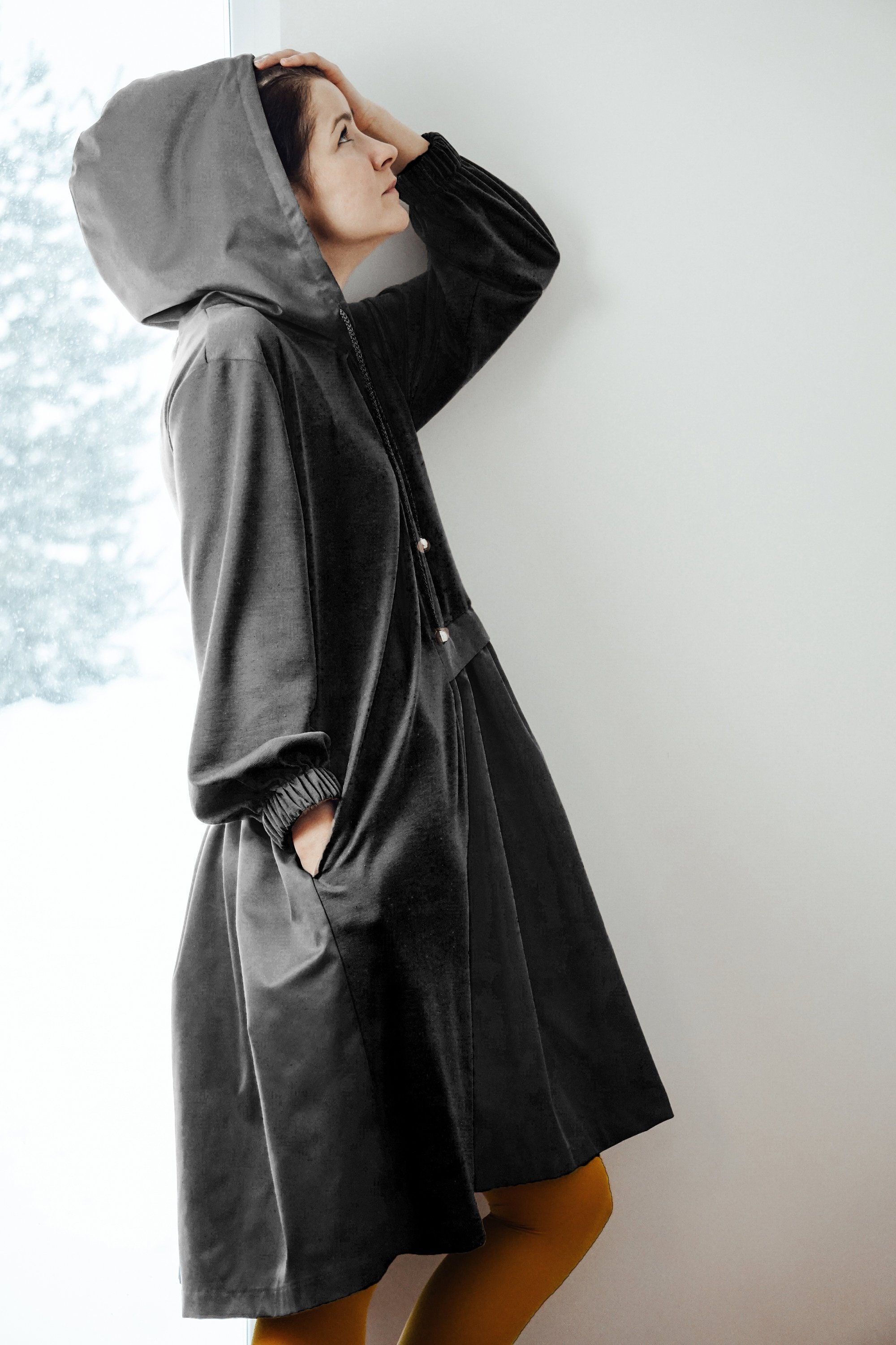 oversized hoodie dress plus size