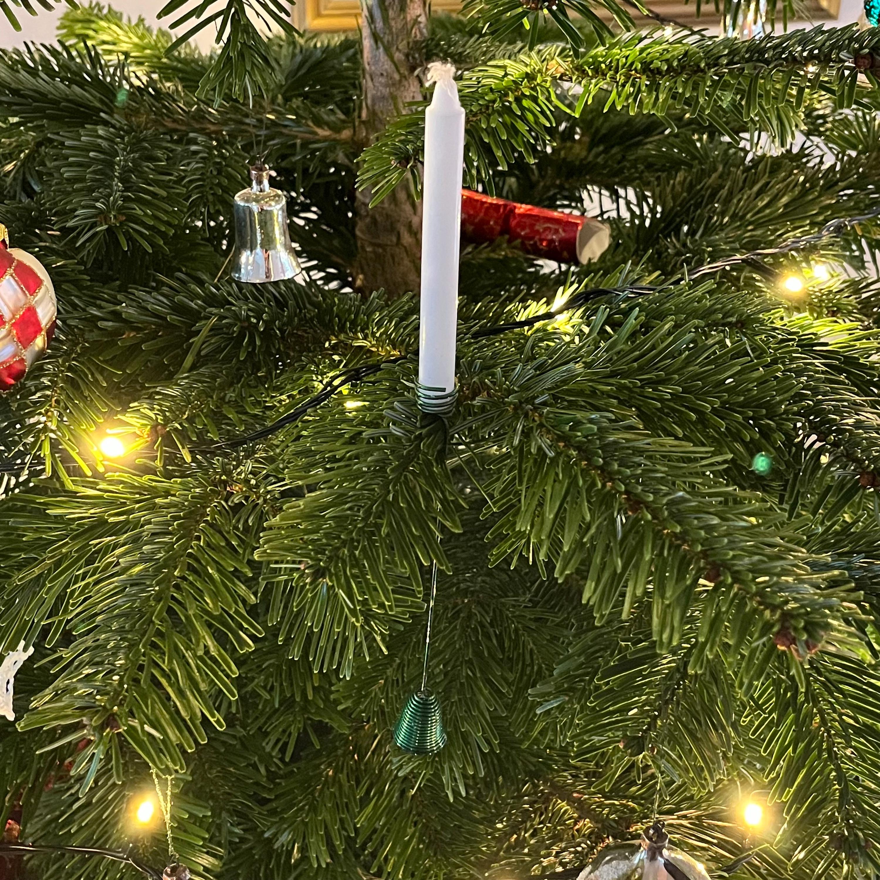 ヴィンテージのクリスマスツリーキャンドルホルダーセット（オリジナル