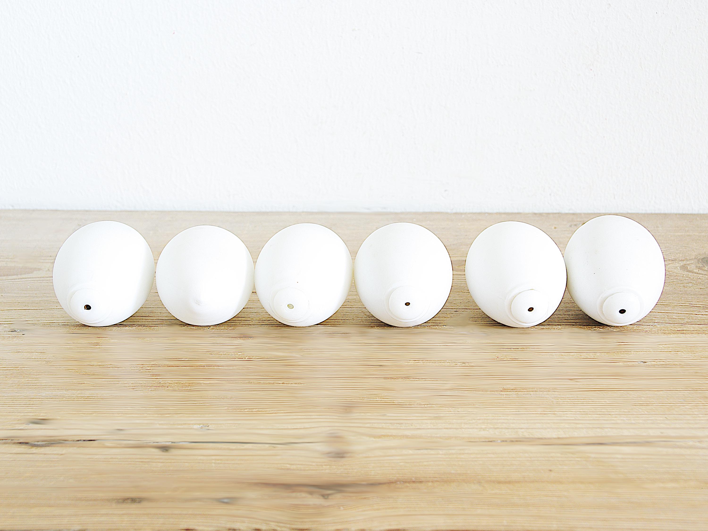 Faux œufs De Poule En Plastique - Lot De 5, Réalistes - Pour Encourager La Ponte Dans Le Nid Ou Décoration De Cuisine