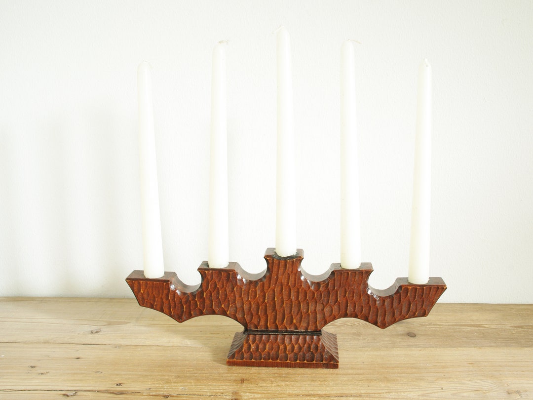 ヴィンテージ スウェーデン製キャンドルホルダー クリスマス、木製