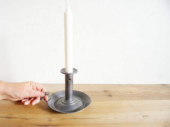 Pewter candle holder deals