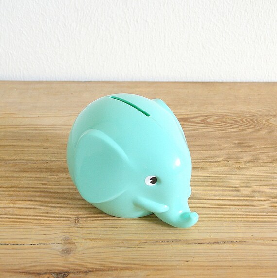 Vintage Elephant Money Bank Coin Bank Palaset Design Etsy