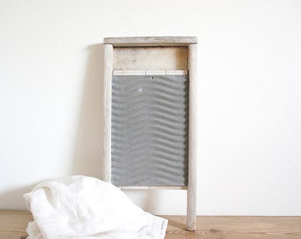 Vintage washboard wood small, laundry room decor, Farmhouse style, home styling interior, Rustic simple, Collectible collection, Bathroom
