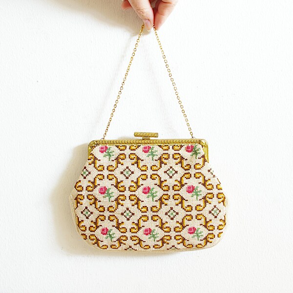 Floral Clutch Purse Etsy