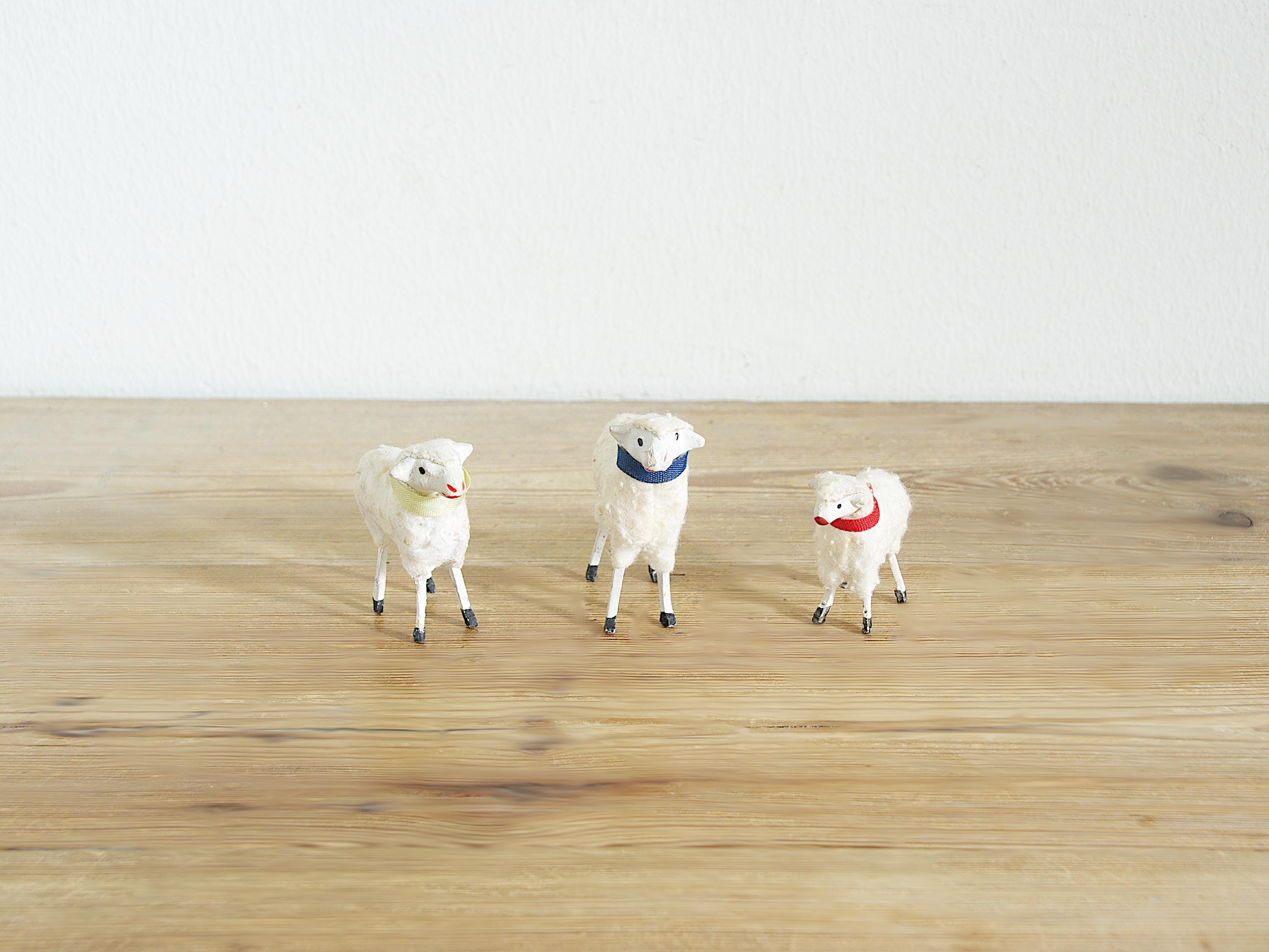 Antique putz sheep - Etsy 日本