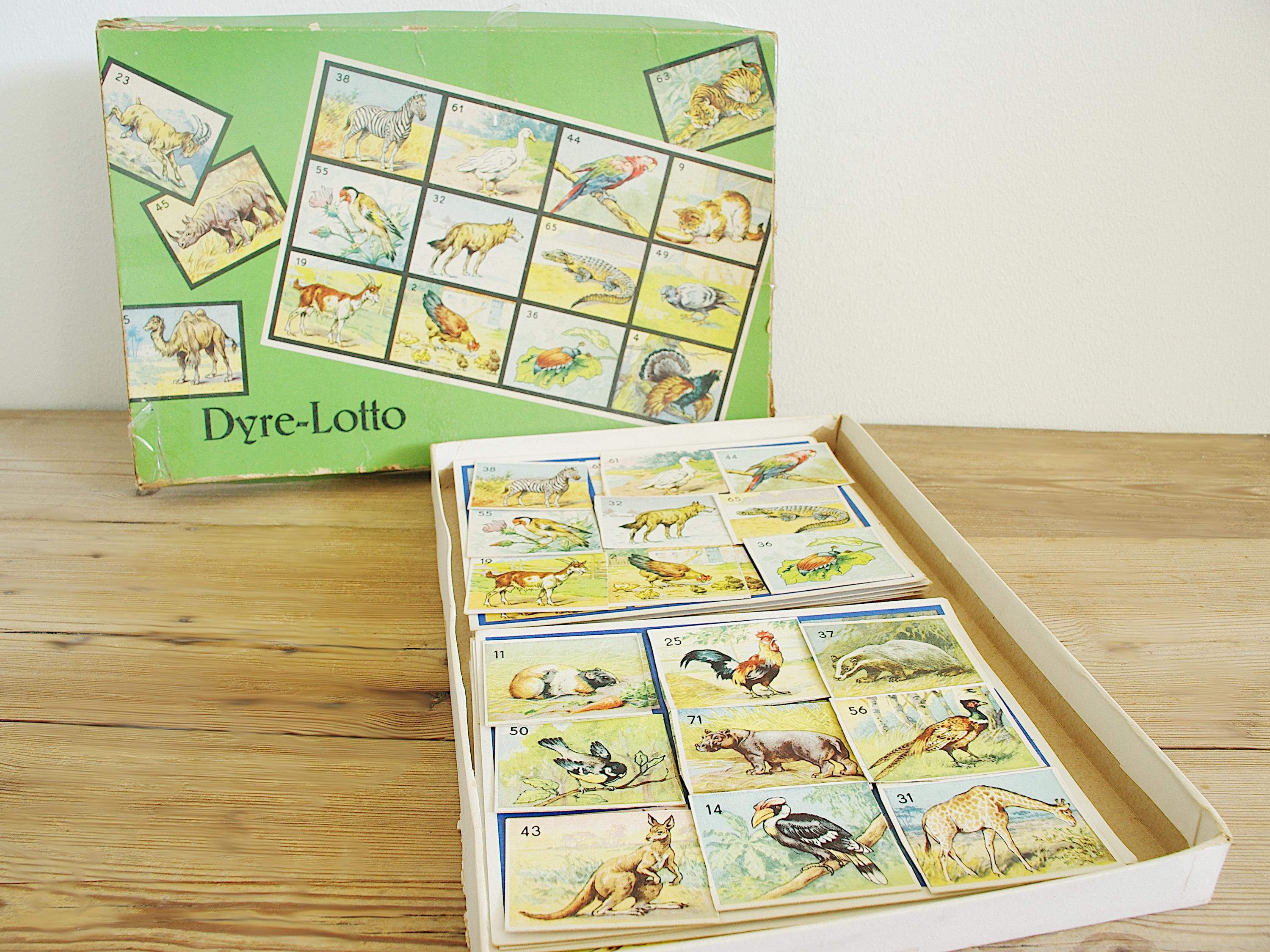 Jeu De Société Vintage – Loto Illustré – 8 Planches – Édition Barbaresques – Livraison Offerte