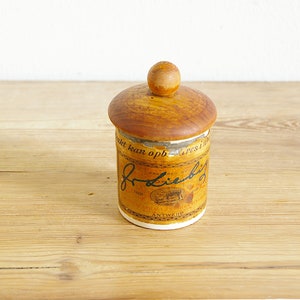 Rares anciens pots d'extrait de viande Liebig avec couvercle, pots en faïence de collection extractum carnis, Justus Liebig Libox Anvers, Londres Lighter