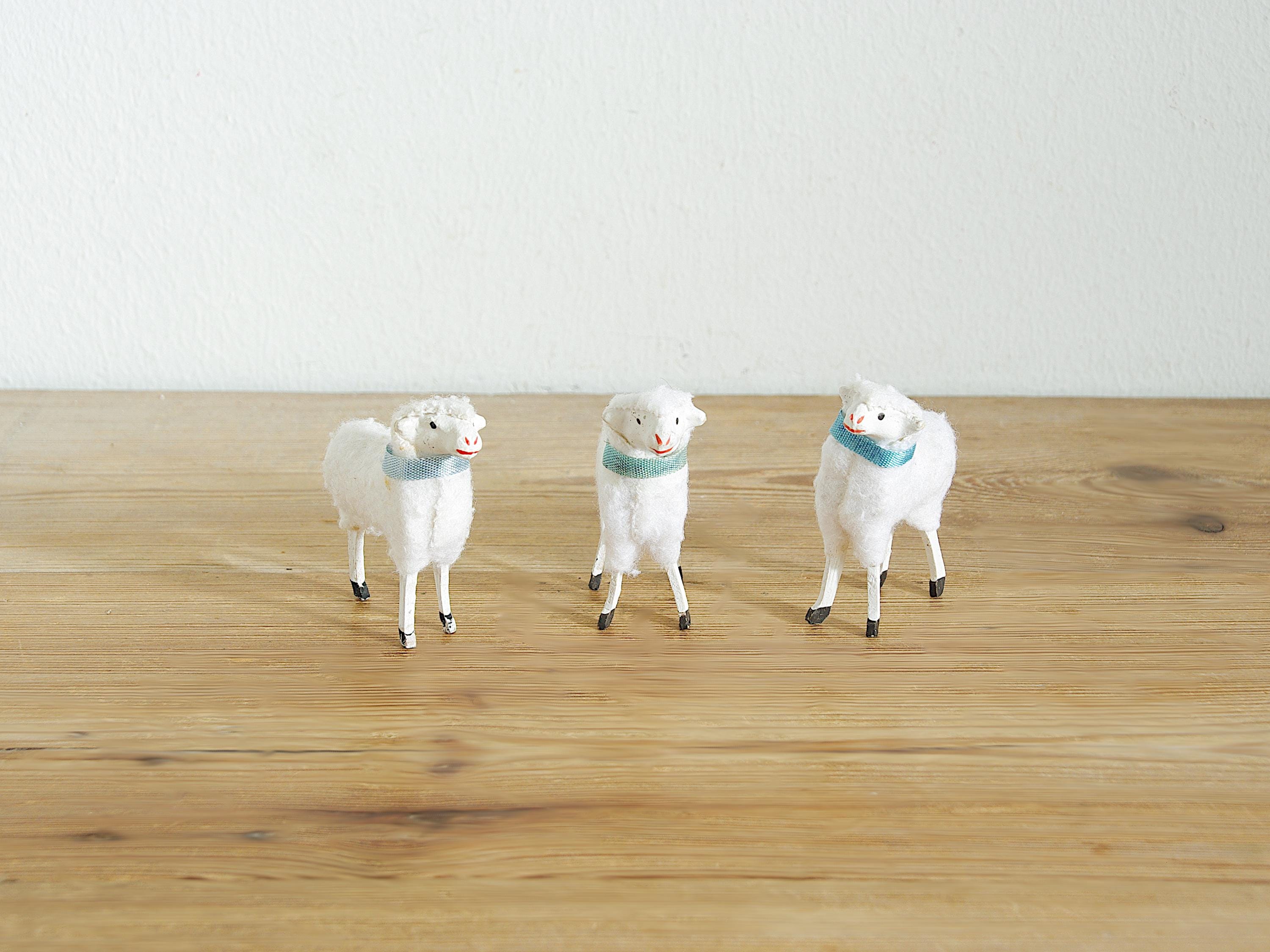 Antique putz sheep - Etsy 日本