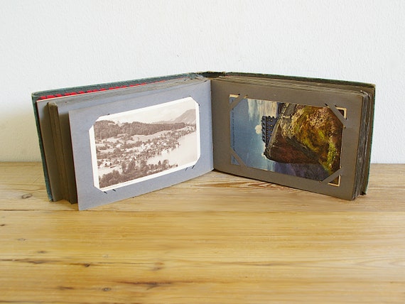 Antique 80+ Postcards in Album With Austrian Motives in Color and