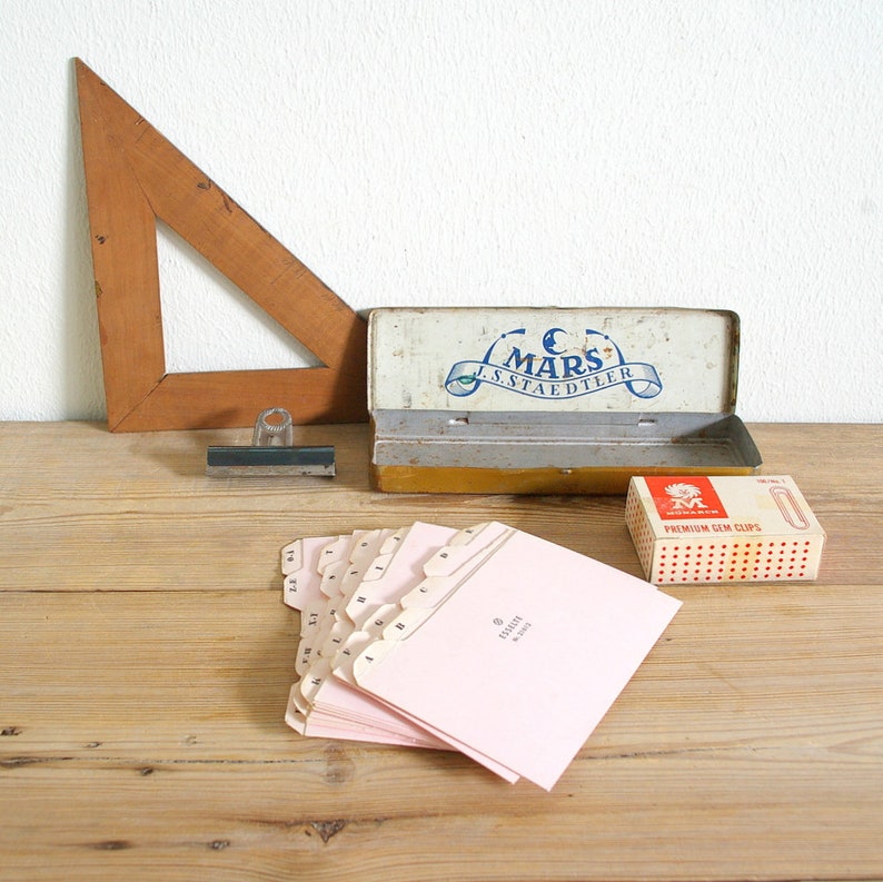 Vintage Office Supplies Lot Metal Paper Clip Unused New in Etsy