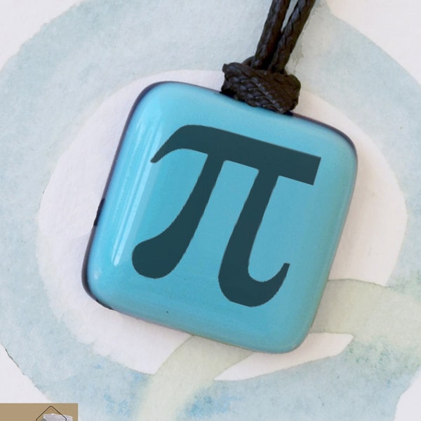 Pi. Nummer Pi. Leraarsgeschenk. Pi juwelen. Wetenschap. Geek geschenk. Wiskundige hanger. Wiskundig symbool. Pi nummer dag. Science Gift.