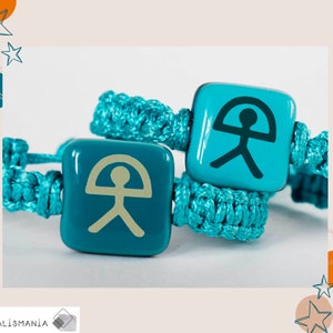 Bransoletka Indalo. Symbol hiszpańskiego rocka. Jaskinia symbol siły i ochrony. Bransoletka Indalo dla kobiet i mężczyzn. Bransoletka na szczęście.