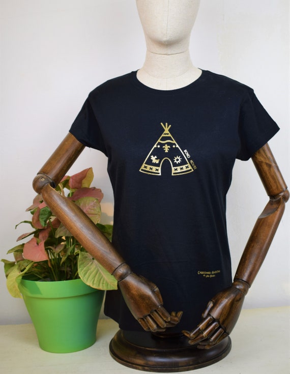 Teepee T Shirt Teepee Boho Shirt Boho Kit Indian Store Etsy