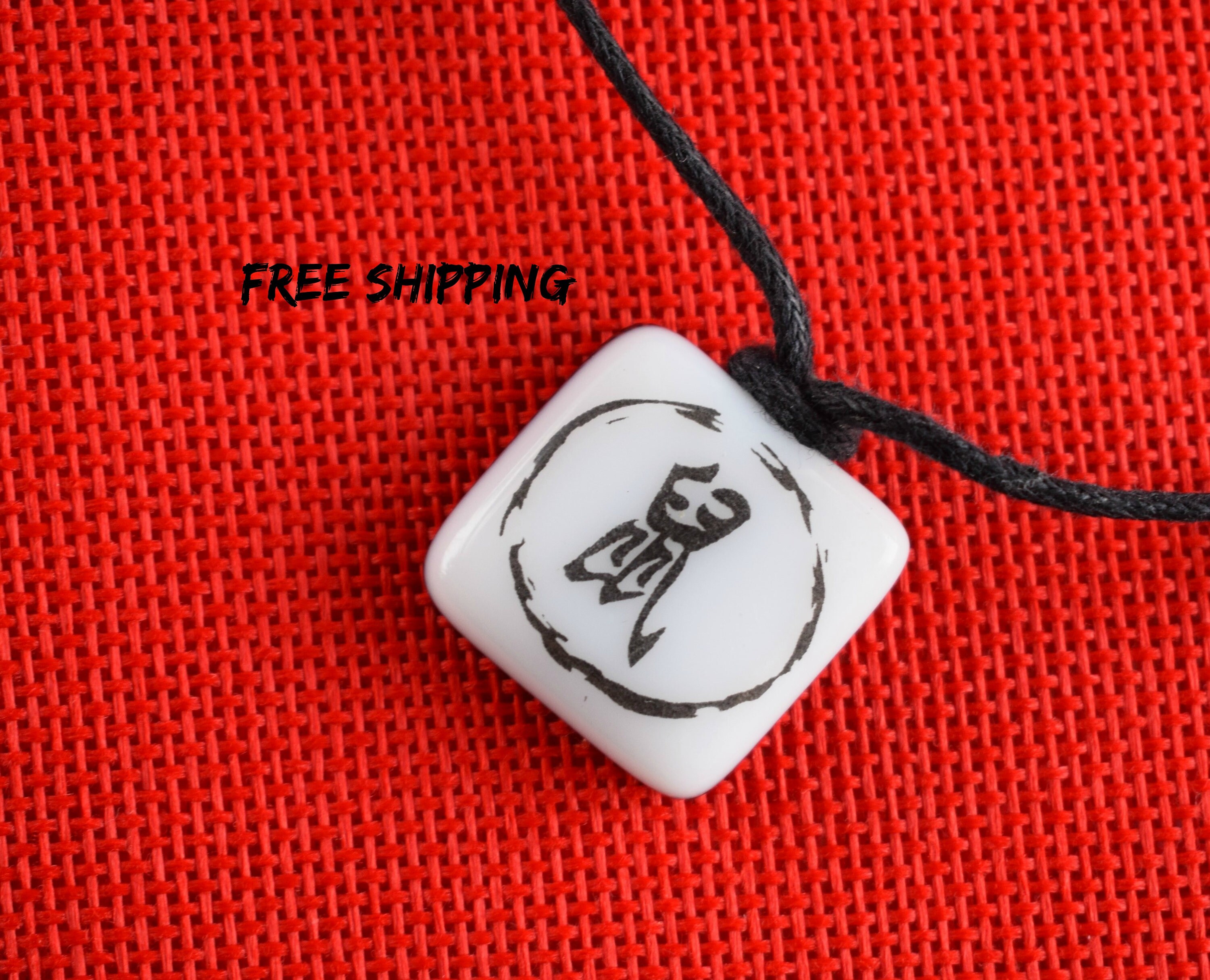 Pendentif Signe Astrologique Chinois Rat En Acier Inoxydable - Collier Avec Lacet 41-45cm - Neuf