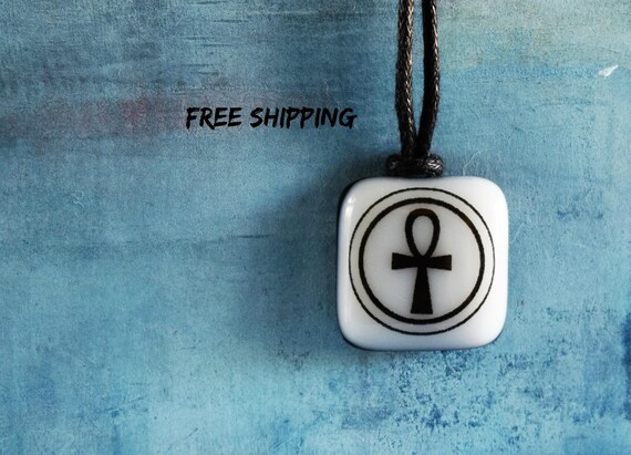 AFP Colgante Ankh Con Horus De Plata De Ley 925