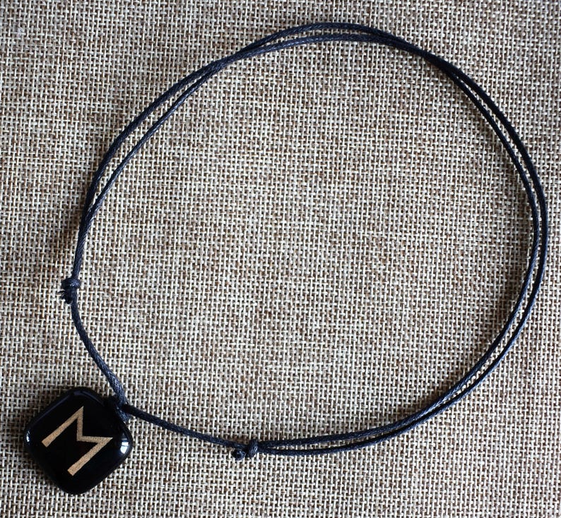 Viking style Rune horse Viking talisman Germanic symbols. Ehwaz Wicca necklace Asatru Rune Ehwaz Pagan symbol Nordic Rune