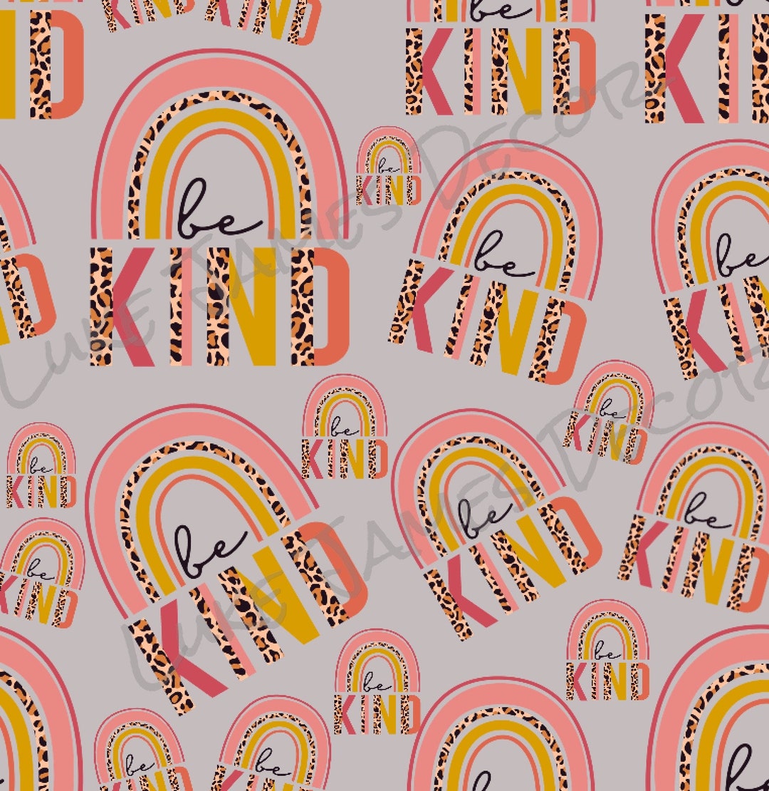 Kind Patterns Be Kind Seamless Pattern, Seamless, Pattern, Kind - Etsy