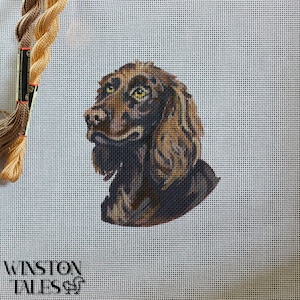 Boykin Spaniel Needlepoint Canvas | Original Hand Painted Design
