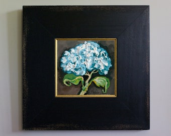 Blue Hydrangea Fine Art Print | Original Giclée Print | Painting