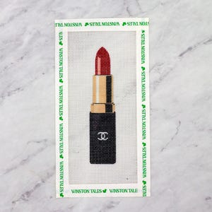 Lipstick Needlepoint Canvas