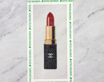 Lipstick Needlepoint Canvas