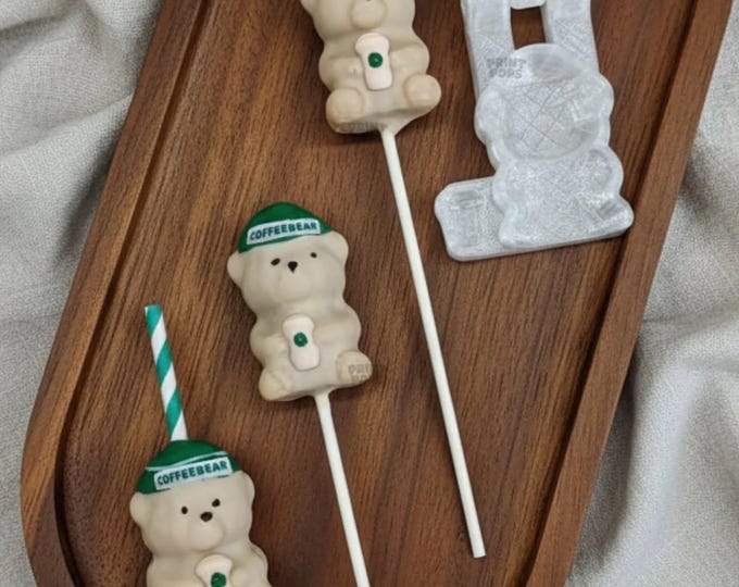 LIMITED EDITION Mold Coffee Bear 3D Cake Pop Mold Print Pops™