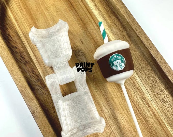 Chubby Coffee Cup 3D Cake Pop Mold Print Pops™