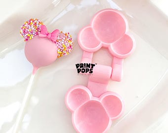 Mouse 3D Cake Pop Mold Print Pops™