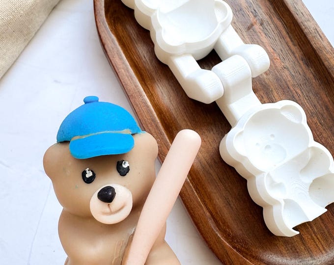 Sitting Bear 3D Cake Pop Mold Print Pops™