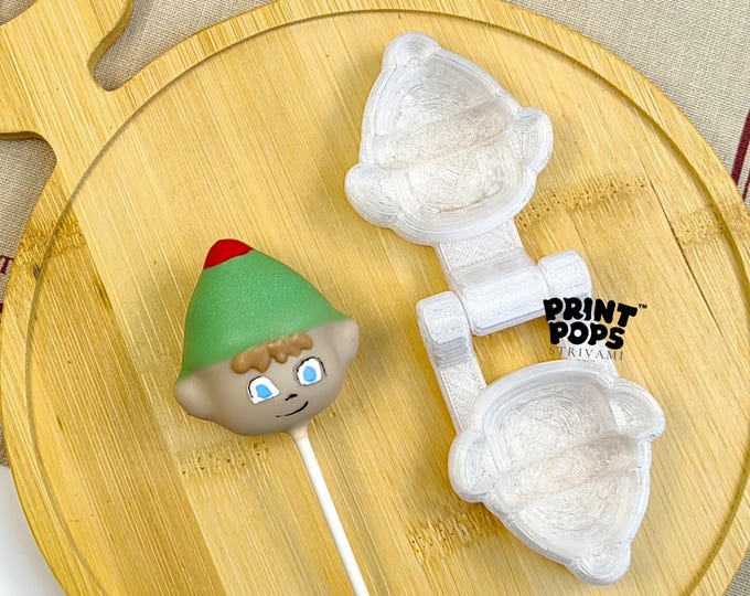 Elf 3D Printed Cake Pop Mold - Print Pops™