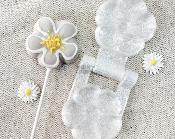 Flower 3D Cake Pop Mold Print Pops™