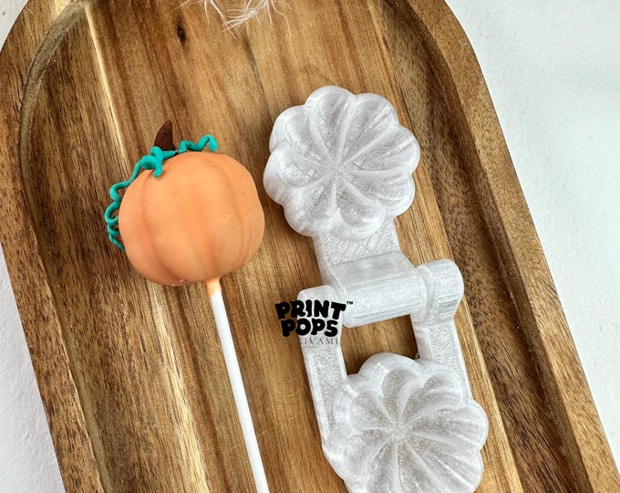Pumpkin 3D Cake Pop Mold Print Pops™