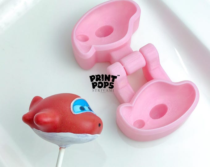 Airplane 3D Cake Pop Mold Print Pops™
