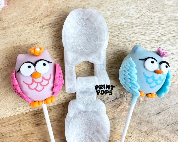 Owl 3D Cake Pop Mold Print Pops™