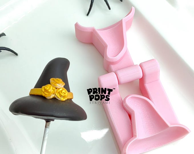 Witch Hat 3D Cake Pop Mold Print Pops™