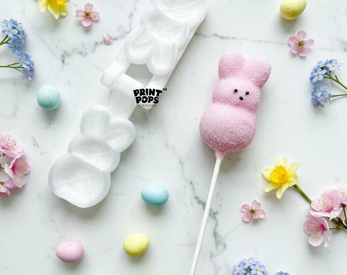 Chubby Bunny 3D Cake Pop Mold Print Pops™