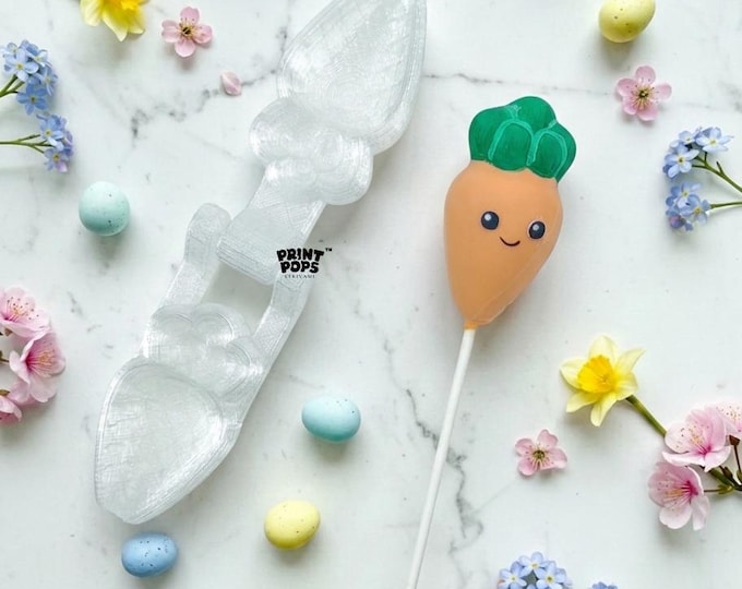Carrot 3D Cake Pop Mold Print Pops™