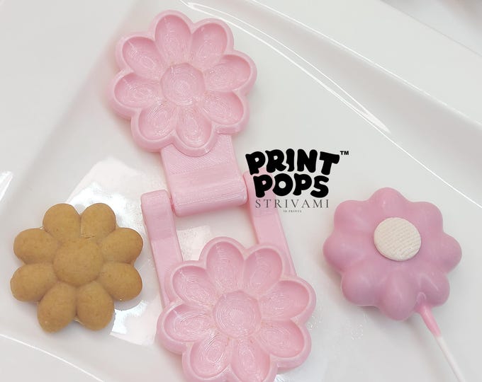 Daisy Flower 3D Cake Pop Mold Print Pops™