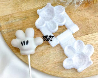Glove 3D Cake Pop Mold Print Pops™